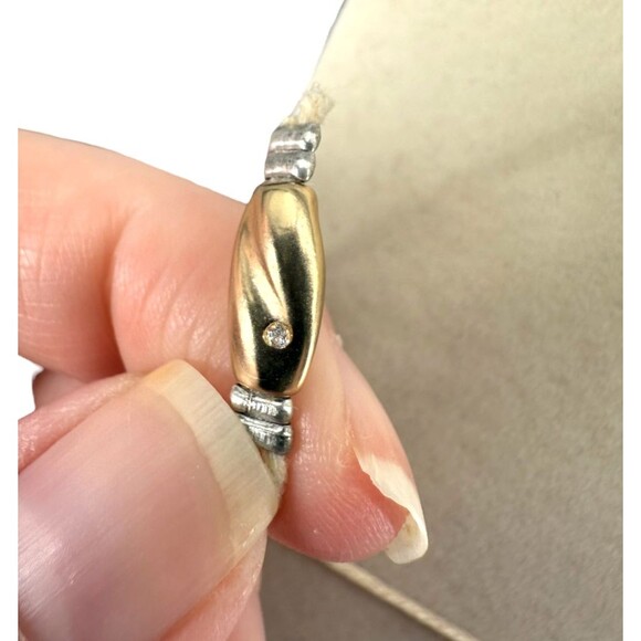 J Jill Layered Necklace Silver Gold Beaded Coastal Treasures Station Adjustable - Picture 8 of 15